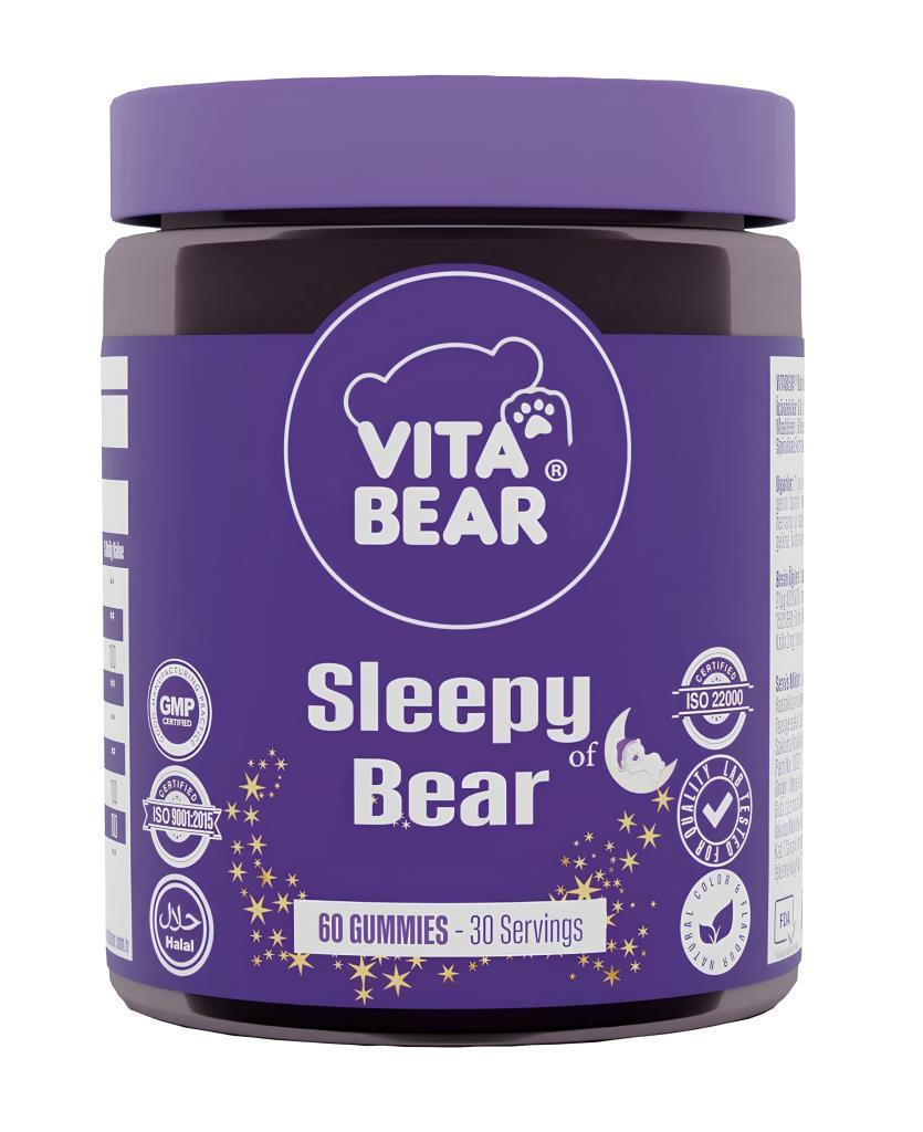 Vita Bear Sleepy Bear 60 GummiesVita Bear Sleepy Bear Gummy 3 mg Melatonin Vitamin 60lıVita Bear