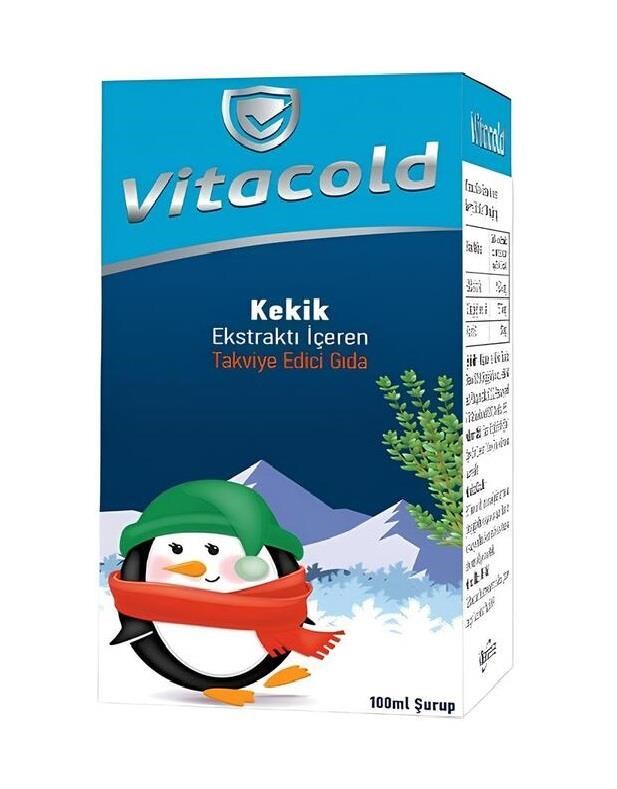 Vitacold Kekik Ekstraktı İçeren Şurup 100 mlVitacold Kekik Ekstraktı İçeren Şurup 100 mlVitamaks