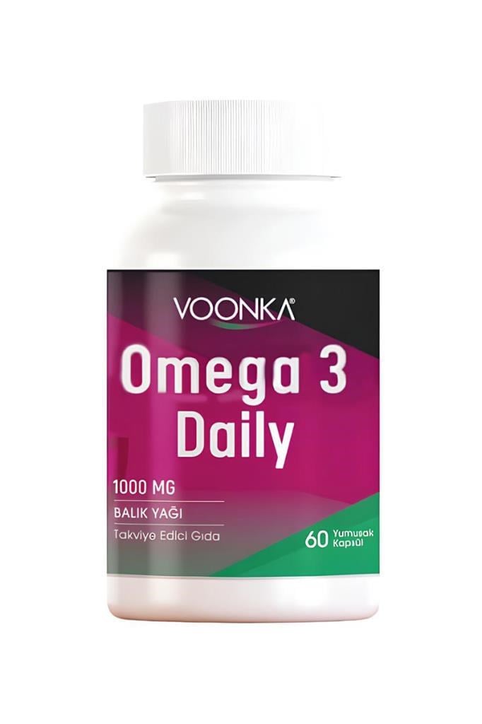 Voonka Omega 3 Daily 60 Yumuşak Kapsül Fiyatı ve YorumlarıVoonka Omega 3 Daily 60 Yumuşak KapsülVoonka