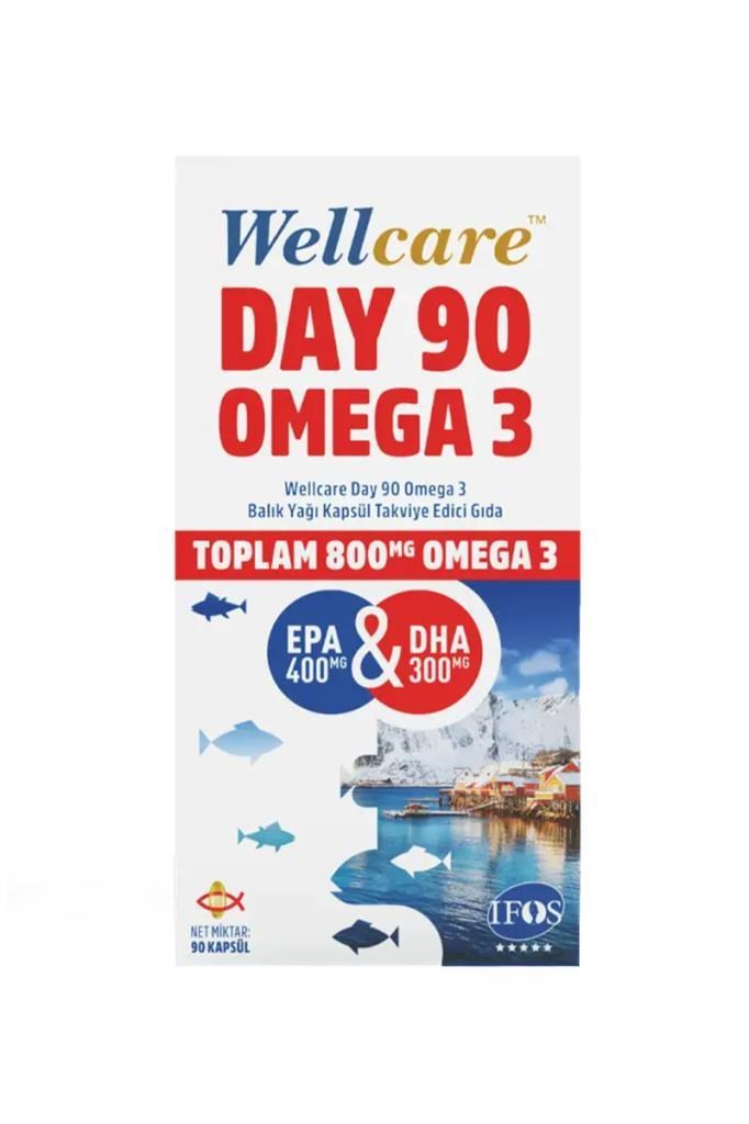 Wellcare Day Omega 3 90 KapsülWellcare