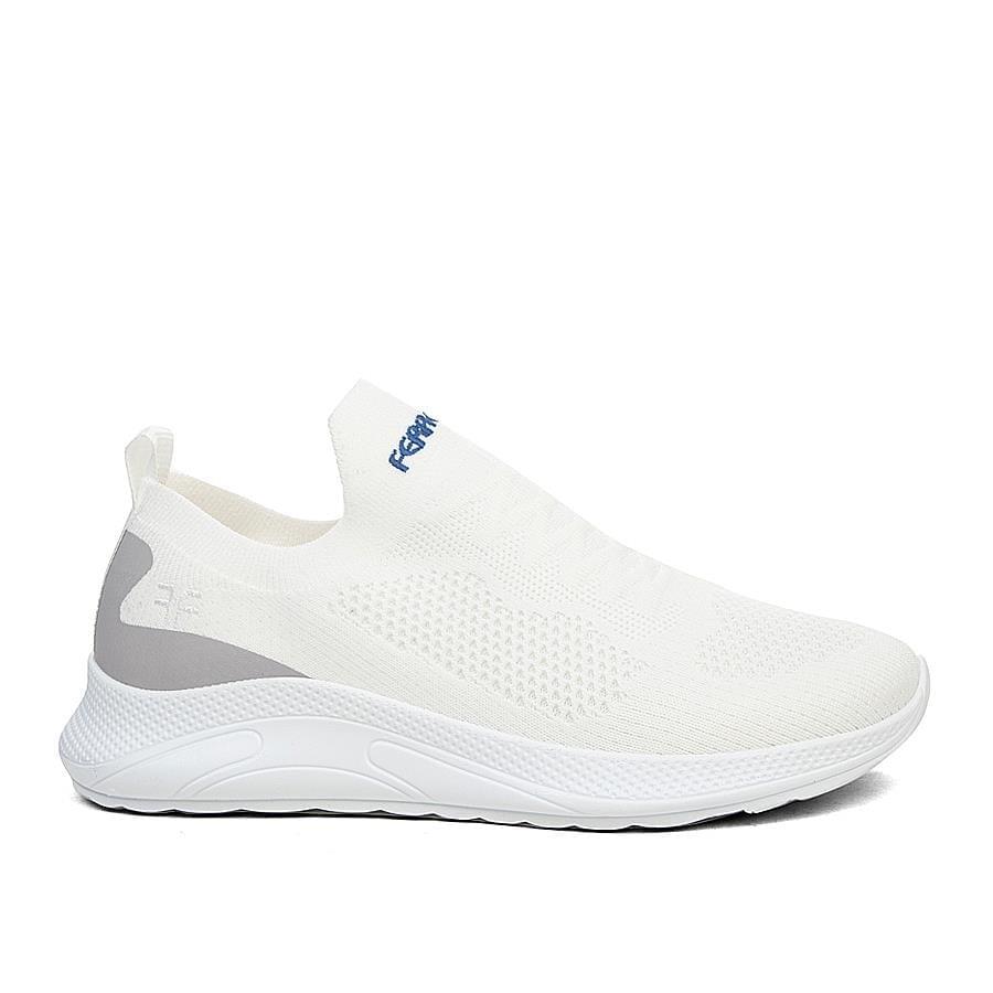 Beyaz Renk Hafif Rahat Unisex Sneaker Bağcıksız Yürüyüş Ayakkabısı