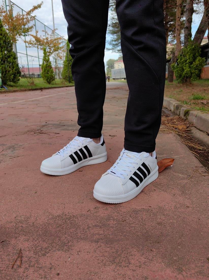 Çizgili Star Model Günlük Unisex Spor Ayakkabı