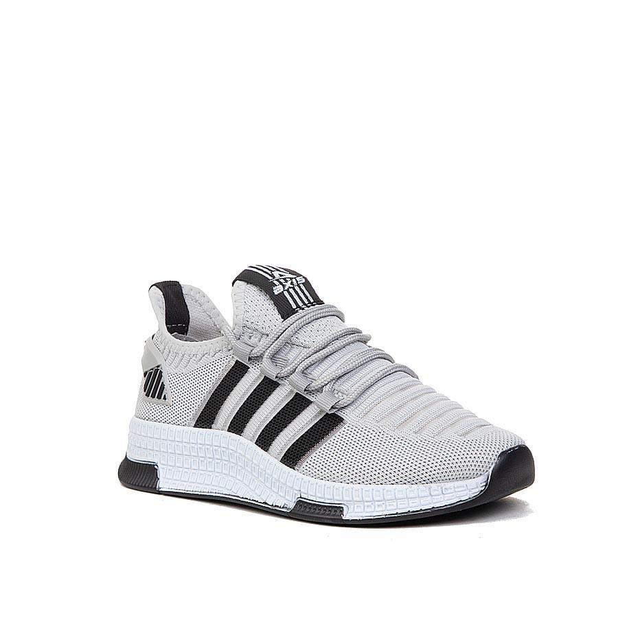 Gri Siyah Renk Hafif Rahat Unisex Sneaker Yürüyüş Ayakkabısı