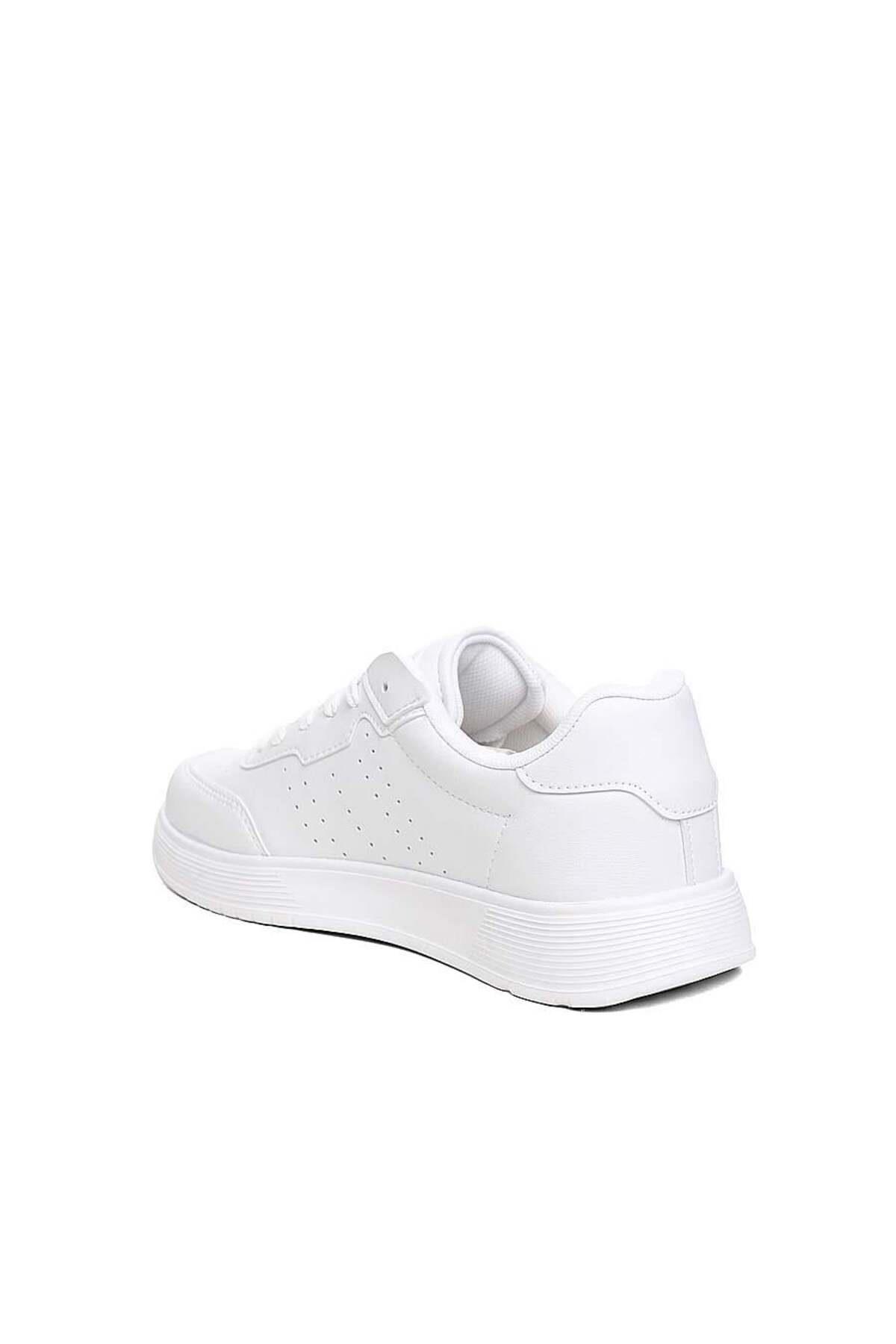 Hafif Tasarımlı Düz Tabanlı Günlük Kullanışlı Düz Renk Unisex Spor Ayakkabı Sneaker