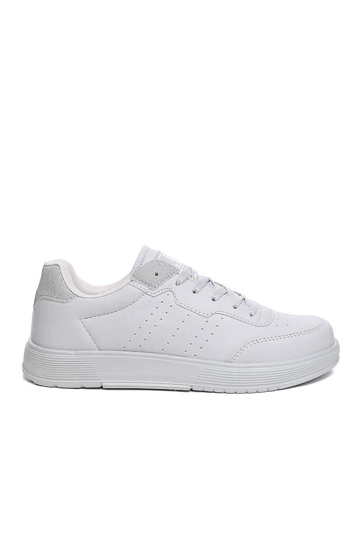 Hafif Tasarımlı Düz Tabanlı Günlük Kullanışlı Düz Renk Unisex Spor Ayakkabı Sneaker
