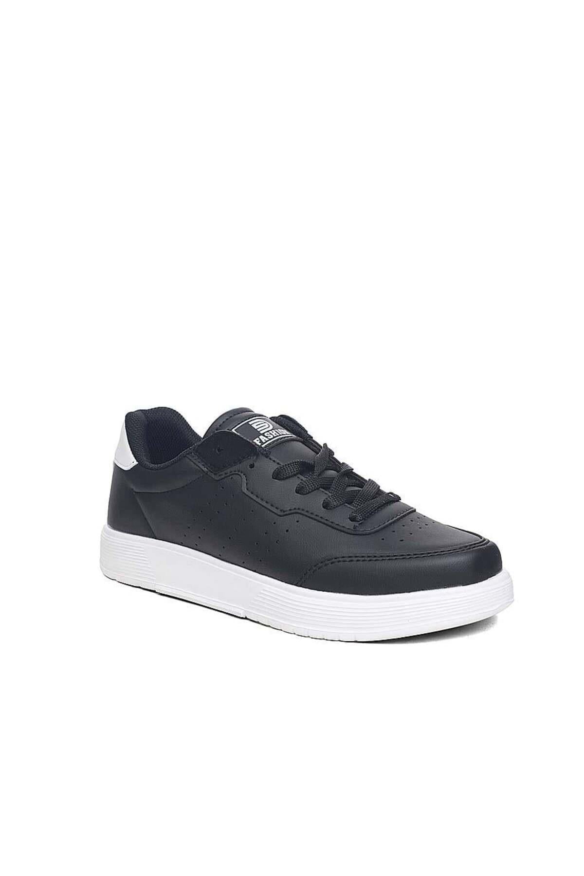 Hafif Tasarımlı Düz Tabanlı Günlük Kullanışlı Düz Renk Unisex Spor Ayakkabı Sneaker