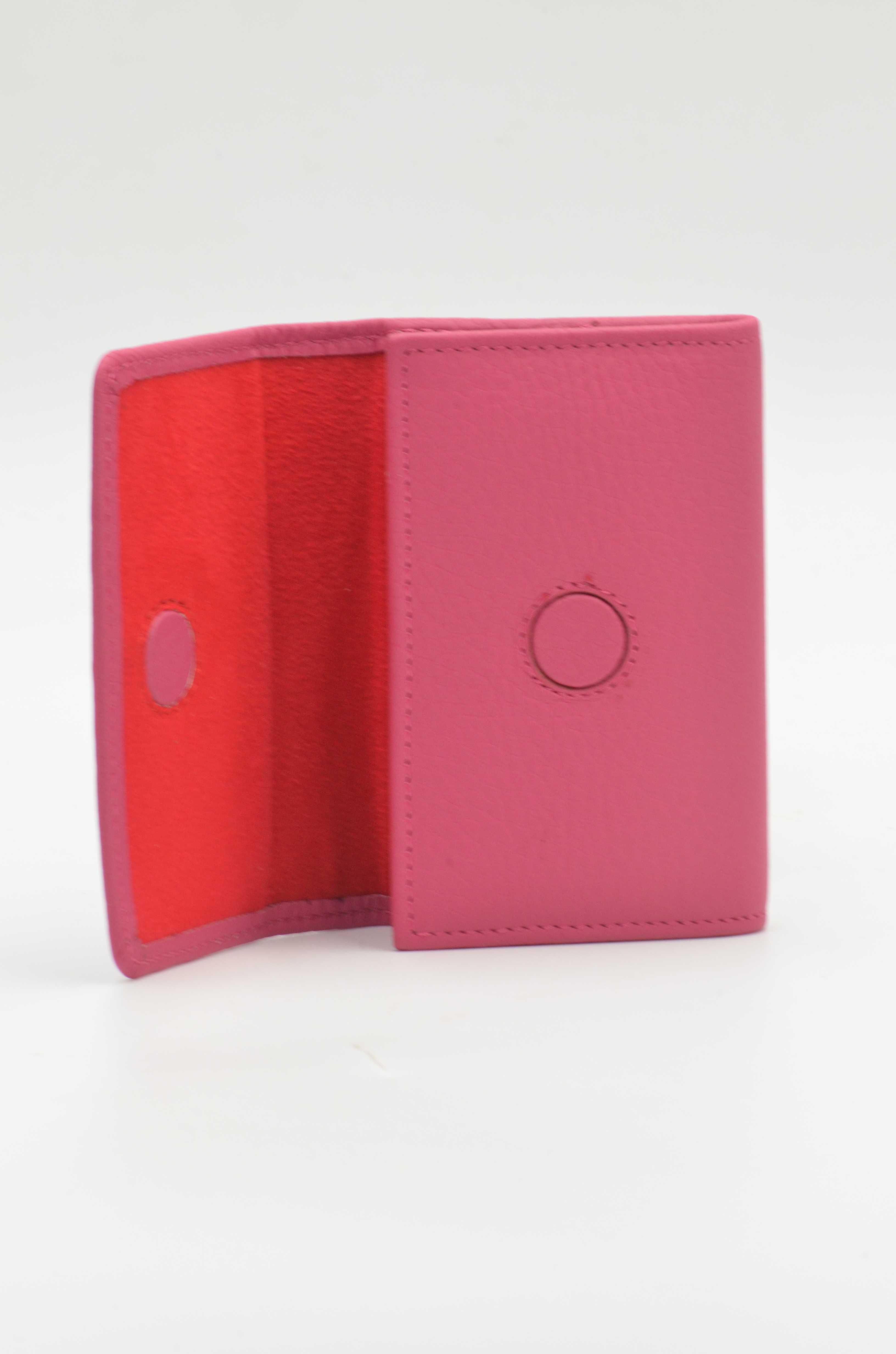 Hakiki Deri Unisex Yelpaze Kartlık Hand Made