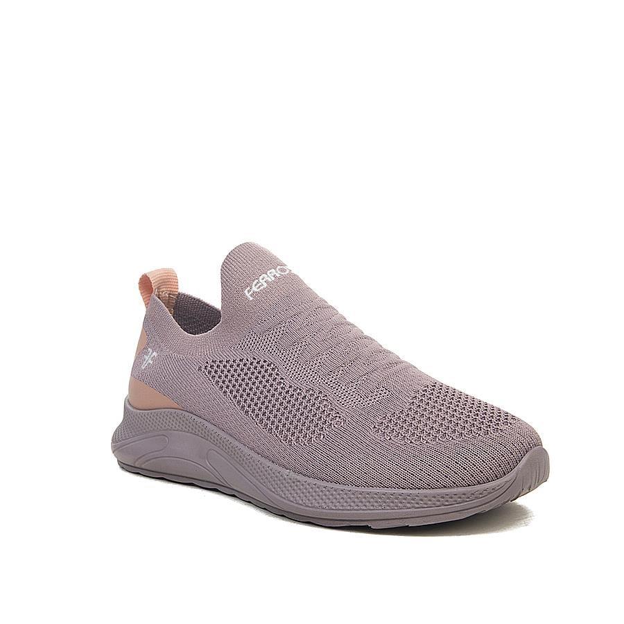 Lila Renk Hafif Rahat Unisex Sneaker Bağcıksız Yürüyüş Ayakkabısı