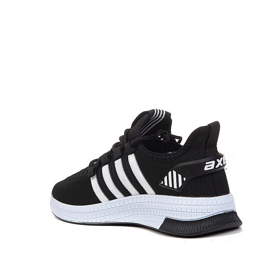 Siyah Beyaz Renk Hafif Rahat Unisex Sneaker Yürüyüş Ayakkabısı
