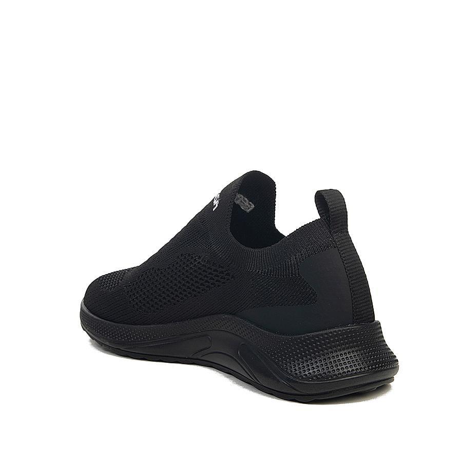 Siyah Renk Hafif Rahat Unisex Sneaker Bağcıksız Yürüyüş Ayakkabısı