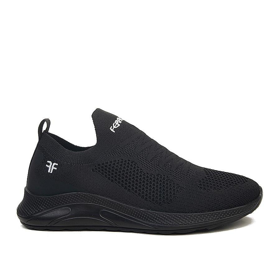 Siyah Renk Hafif Rahat Unisex Sneaker Bağcıksız Yürüyüş Ayakkabısı