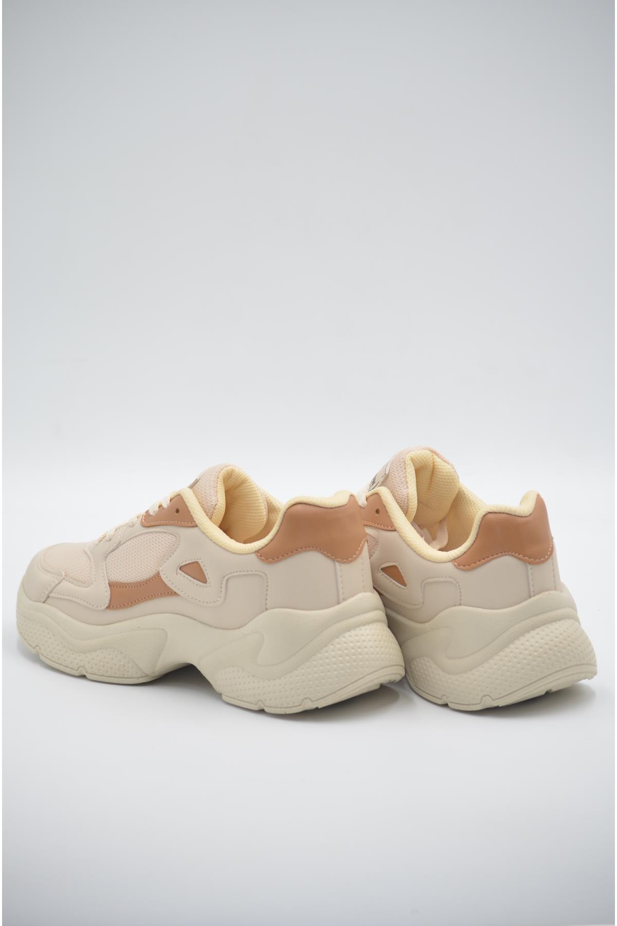 Yüksek Tabanlı Kalın Taban Rahat Kadın Spor Ayakkabı Sneaker