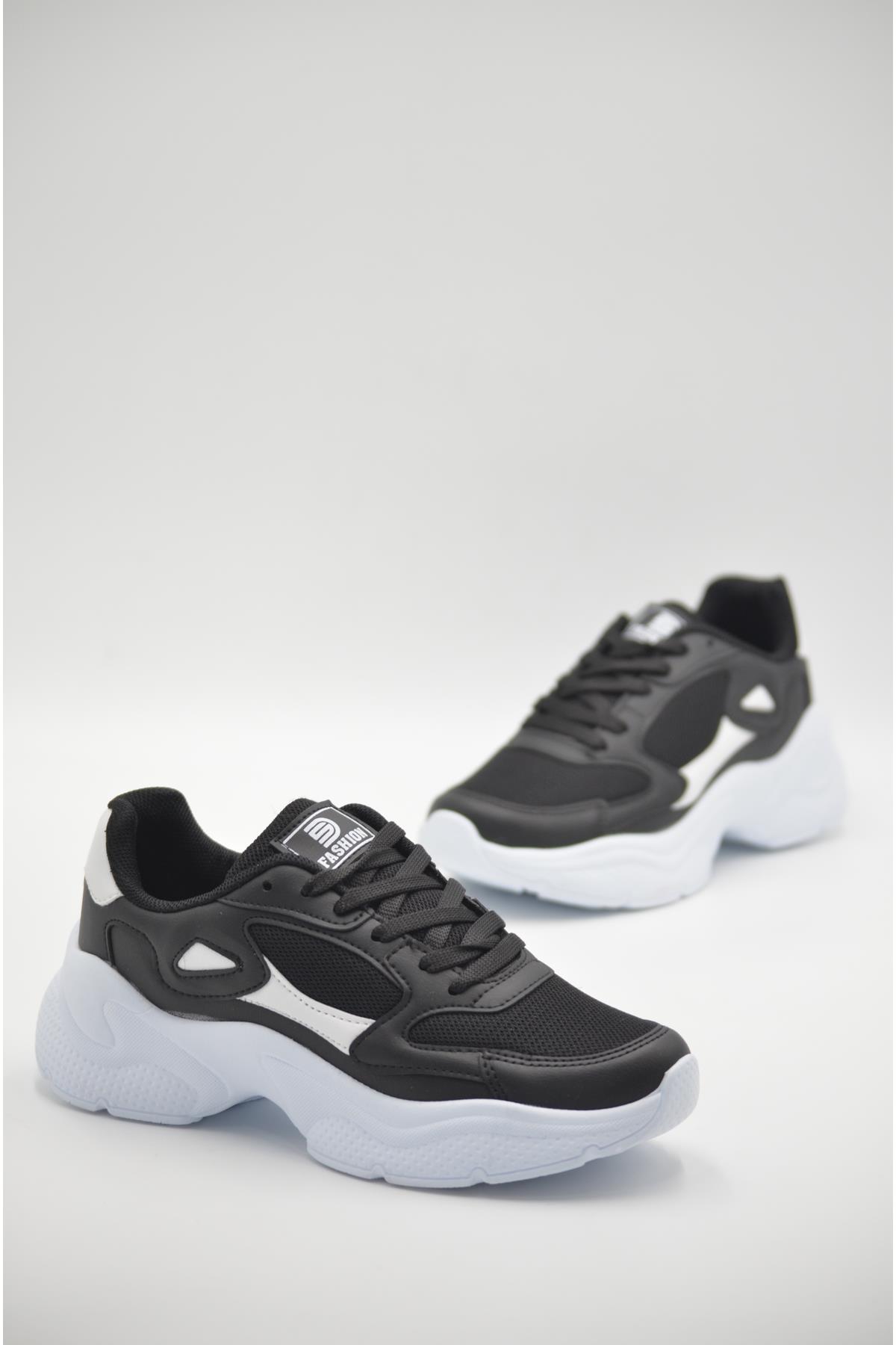 Yüksek Tabanlı Kalın Taban Rahat Kadın Spor Ayakkabı Sneaker