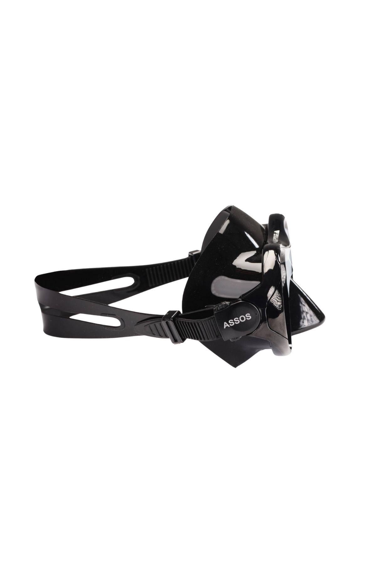 Apnea Assos M725 Black Dalış Maskesi
