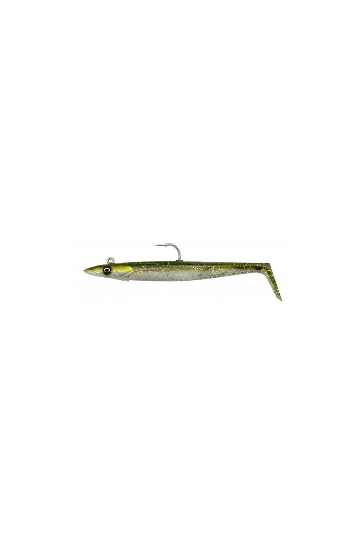 Savage Gear Sandeel V2 12 cm 22 gr 2+1 Green Silver