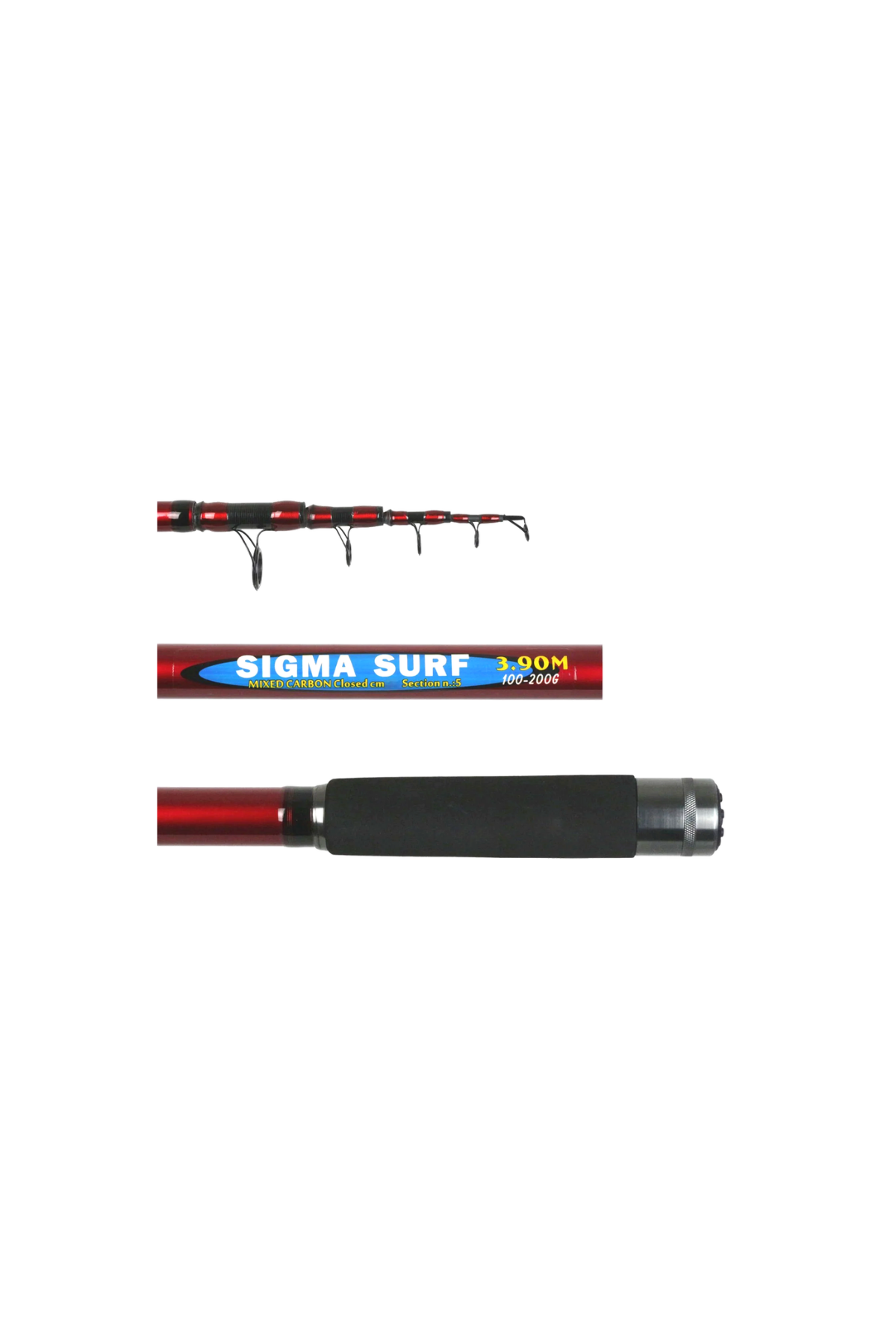 Sigma Surf 360 Olta Kamışı 100-200 Gr Kırmızı