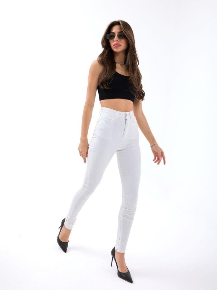 6489 PANTOLON-BEYAZ