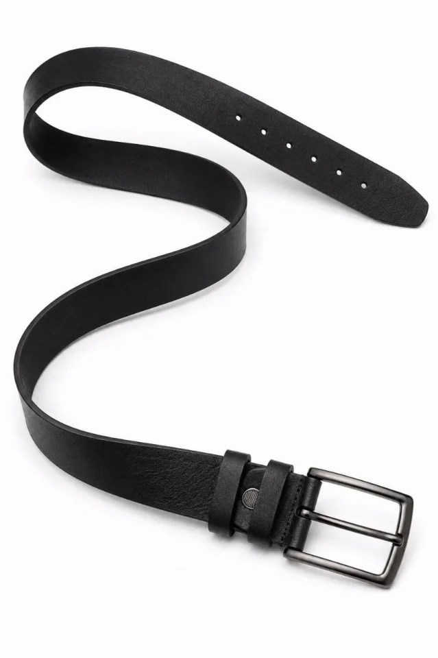 Erkek Hakiki Deri 4 Cm Klasik Kemer Metal Tokalı Günlük Ve Klasik Kullanım