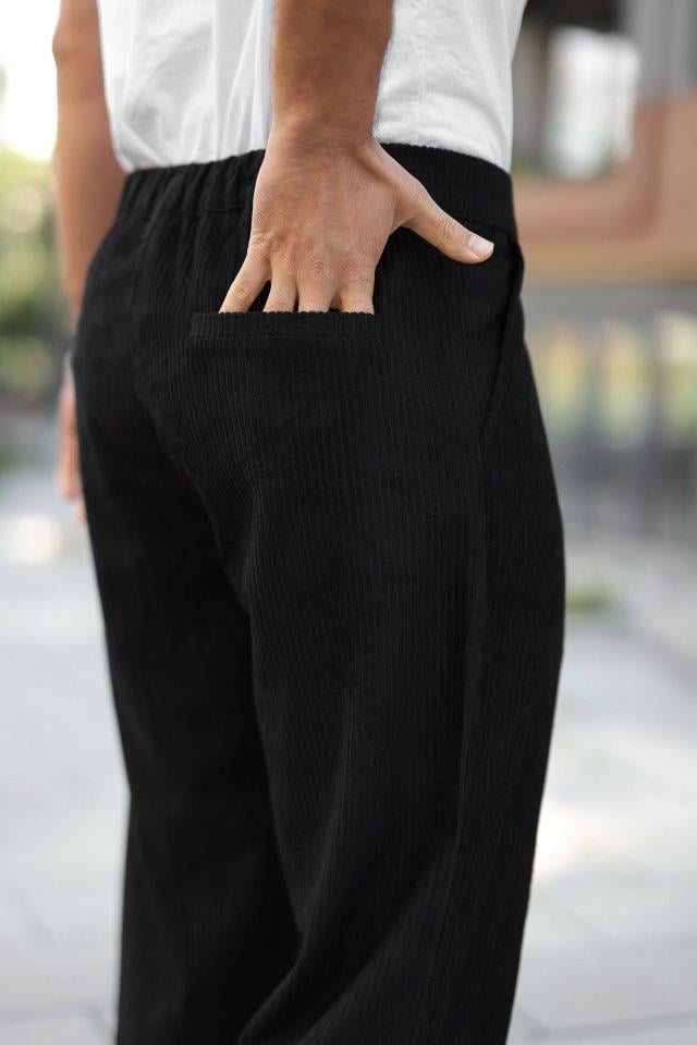 Erkek Kadife Baggy Pantolon