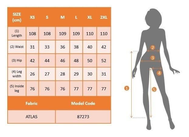 Kadın Yüksek Bel Kemersiz Atlas Pantolon