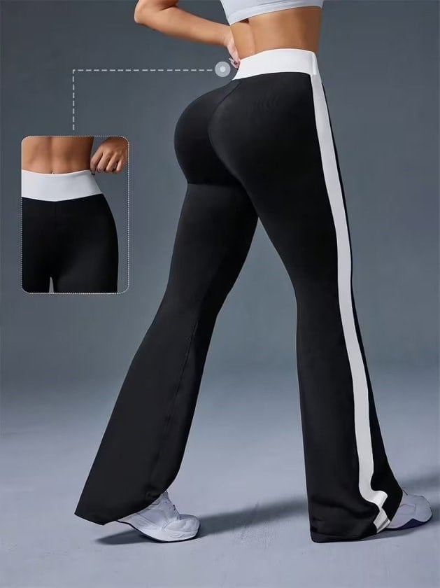 Kadın Yüksek Bel Paçaya Doğru Genisleyen Dalgıç Tayt