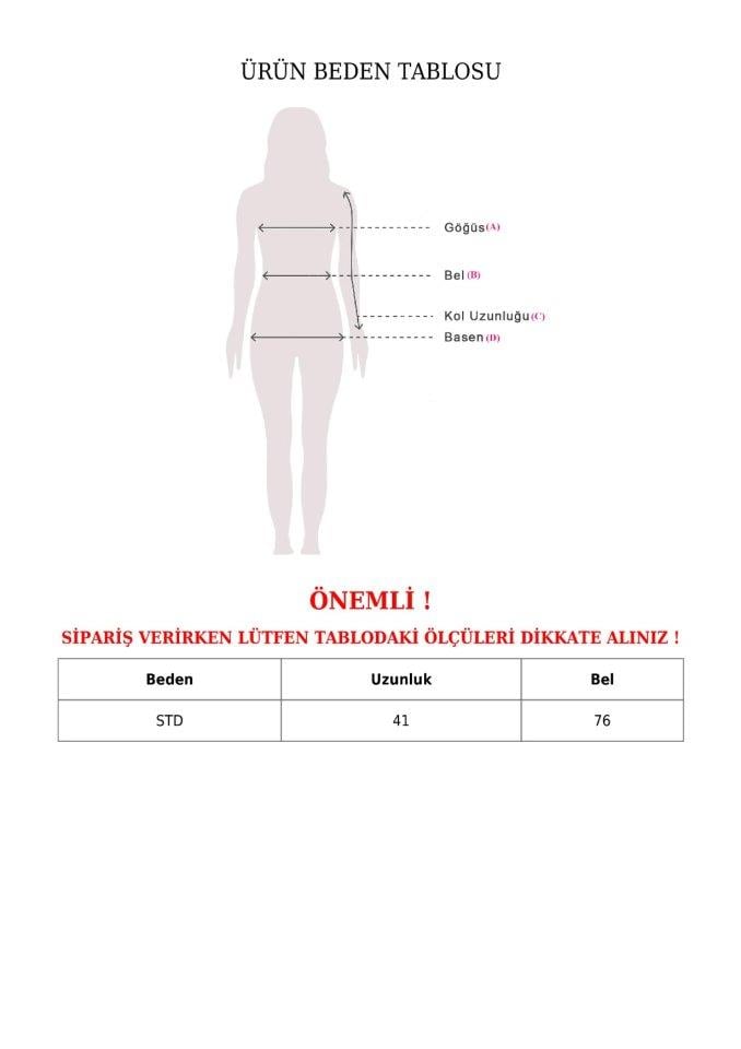 Lastikli Düğmeli Kurtarıcı Gömlek Altı Eteklik -Beyaz