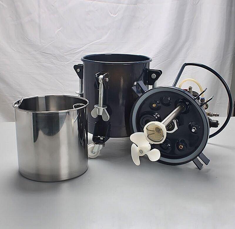 Aristo 40 Litre Otomatik Karıştırıcılı Basınçlı Boya Kazanı | Profesyonel Endüstriyel Boya Tankı