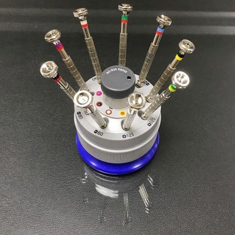 Armway S20D903S Döner Tablalı Saatçi Tornavida Seti (9 Adet+9 Adet Yedek)