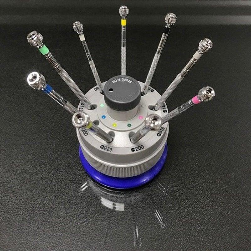 Armway SD903S Döner Tablalı Saatçi Tornavida Seti (9 Adet+9 Adet Yedek)