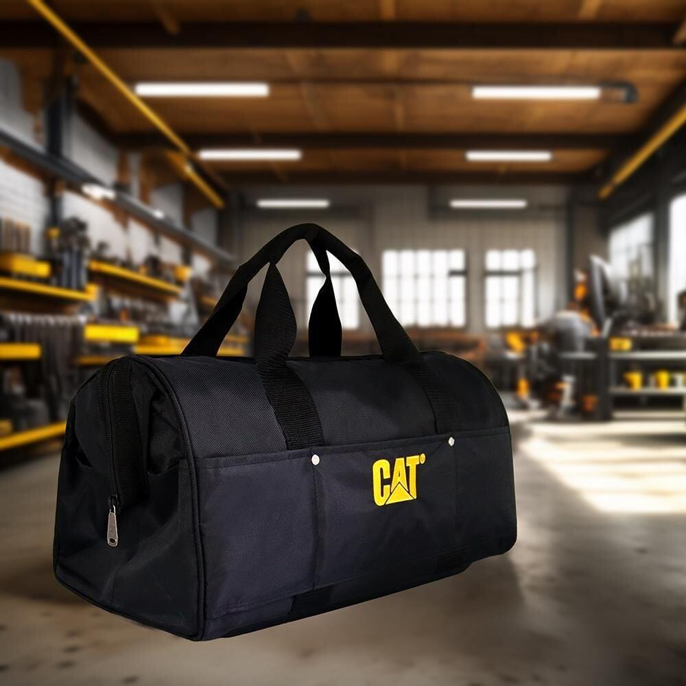 CAT DA42001 18” Bez Alet Çantası Geniş Ağızlı ve Dayanıklı Profesyonel Takım Çantası