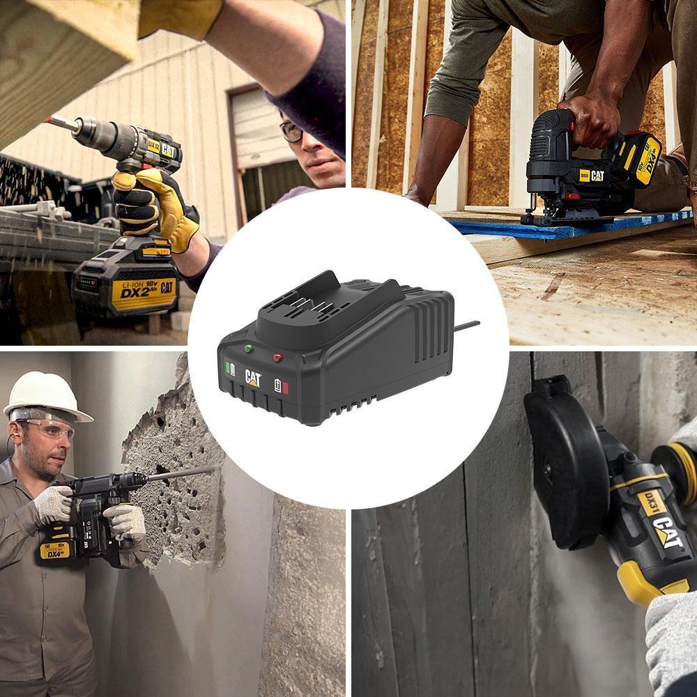 CAT DXC2 Hızlı Akü Şarj Cihazı 18Volt Li-ion