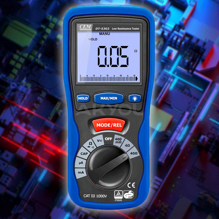 CEM DT 5302 Miliohmmetre ve Dijital Multimetre