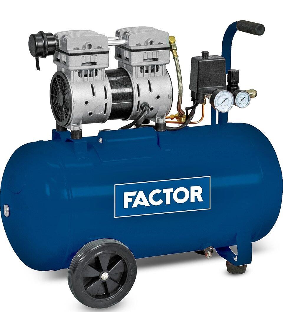 Factor EWS50B Sessiz Kompresör 50 Lt-Yağsız ve Profesyonel