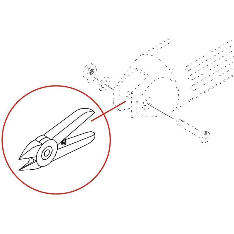 GISON GP005 Uyumlu  Havalı Yan Keski Yedek Bıçağı