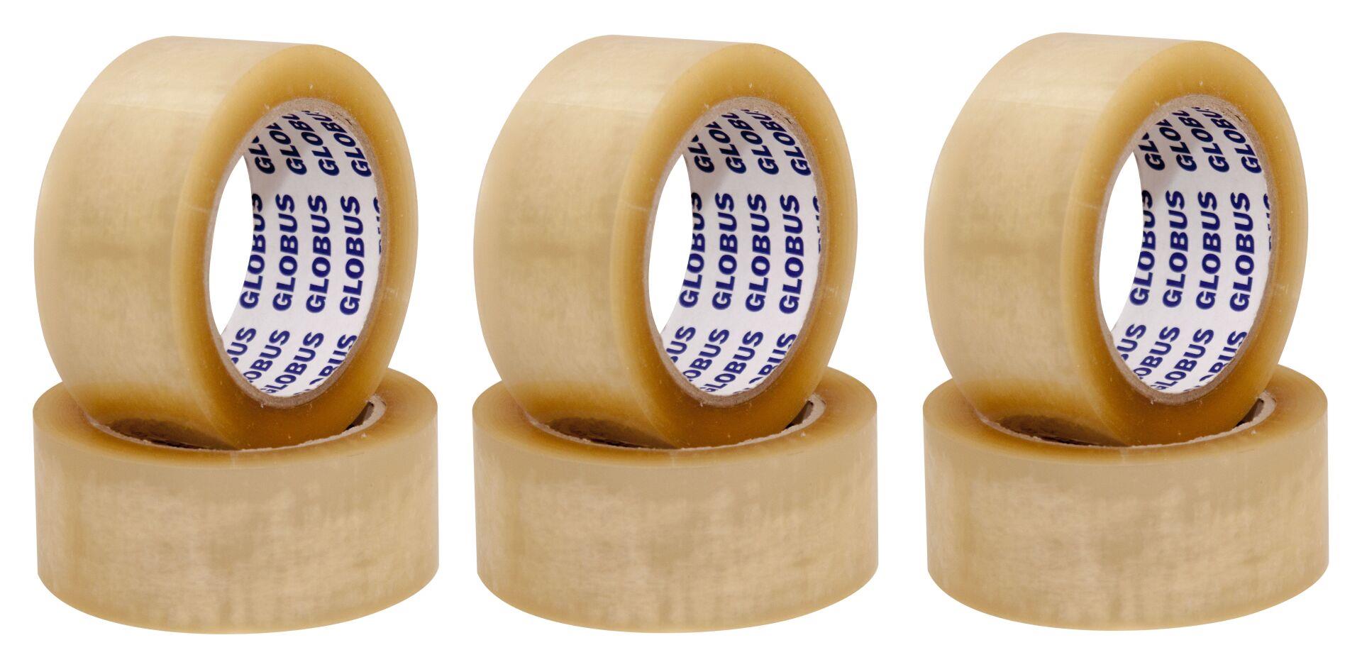 Globus 72 adet Hotmelt A Kalite Şeffaf Koli Bandı 45mmx100mt - Dayanıklı Yapışkan