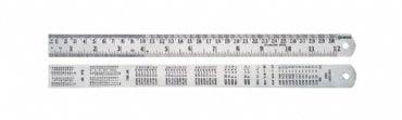 Groz SR/40 Çelik Cetvel 1000 mm 40 inch