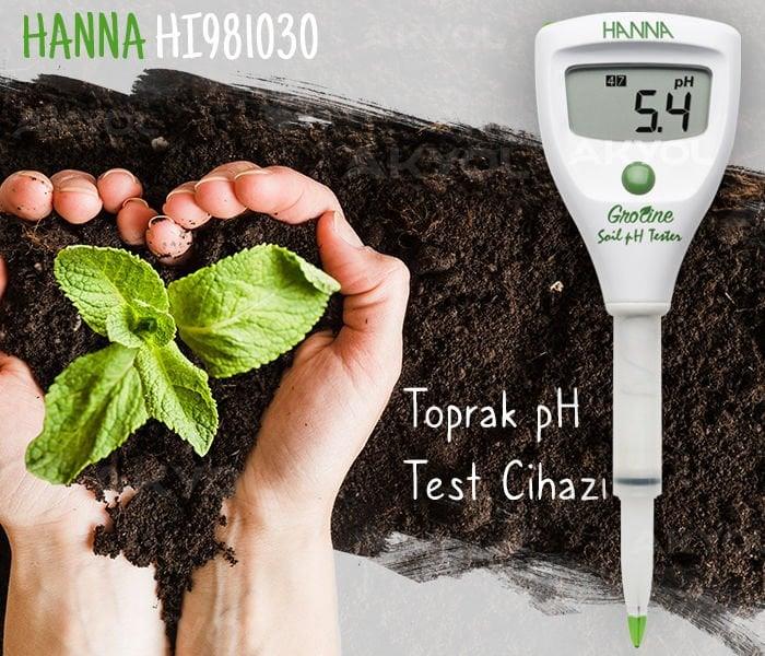 Hanna HI981030 GroLine Toprak pH Test Cihazı