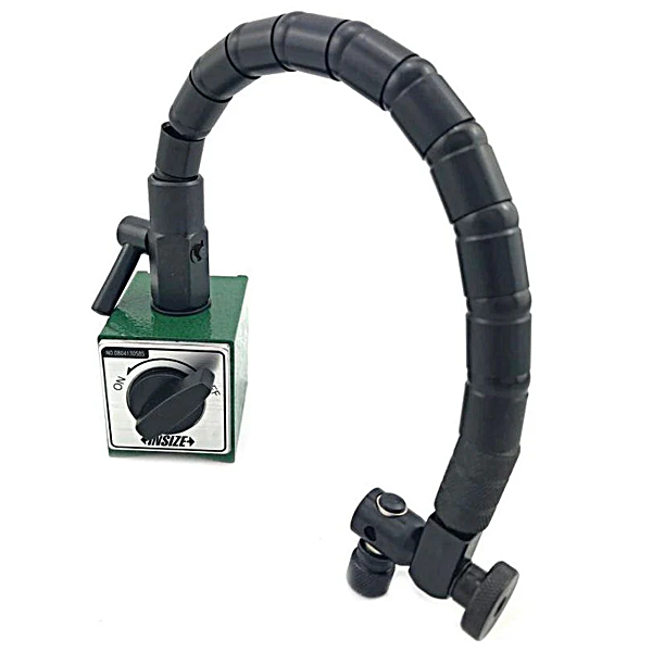 Insize 6207-80A Bükülebilir Kollu Manyetik Stand – 80 kgf Güçlü Mıknatıs, Esnek Kol Yapısı