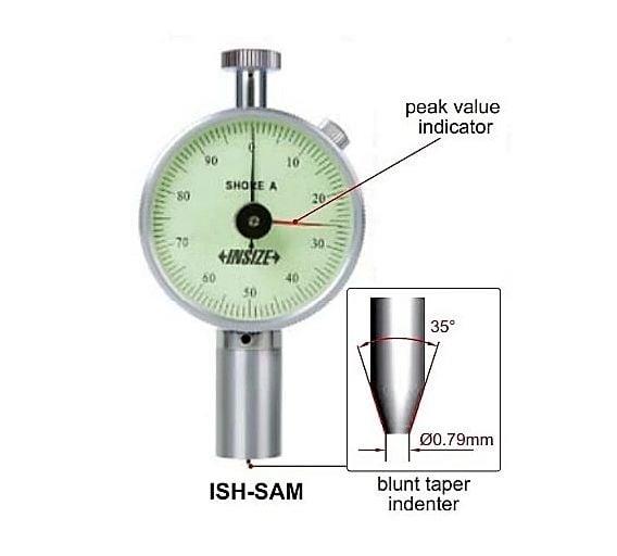 İnsize ISH-SAM Shore A Kauçuk ve Benzeri Sertlik Ölçüm Cihazı Shoremetre