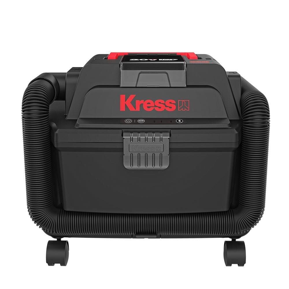 Kress KH035.9 20V Şarjlı Islak/Kuru Süpürge & Üfleme | 250W Güç, 17Kpa Emiş – Flexi Esnek Hortum (Akü Hariç)