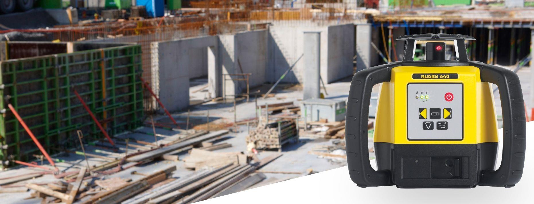 Leica RUBGY 640 Yatay Dikey Otomatik İnşaat Lazeri Kırmızı