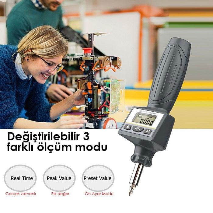 Loyka ANS-R-8 Dijital Torklu Tornavida Seti 8Nm