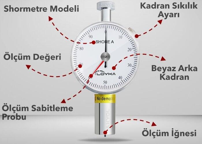 Loyka LXA2 Shoremetre Sertlik Ölçer | Çift İbreli – M02A Modeli