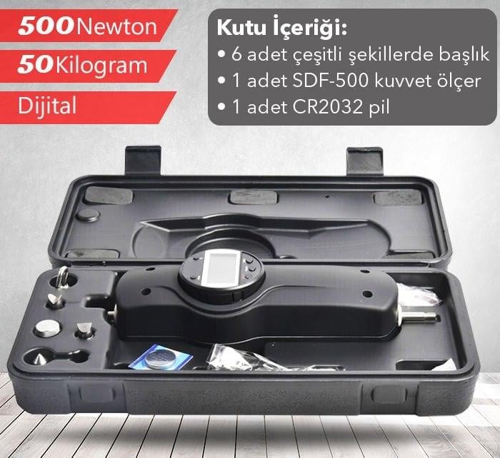 Loyka SDF-500 Dijital Dinamometre Kuvvet Ölçer