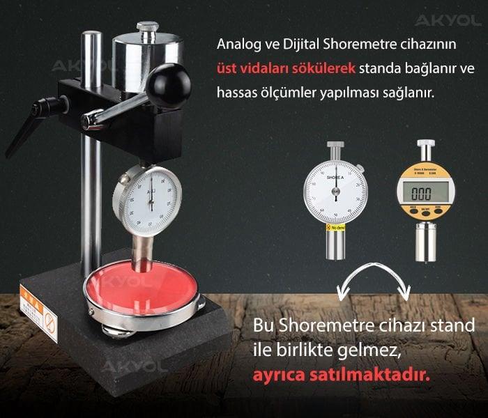 Loyka Shoremetre Test Standı (Shore A ve C)