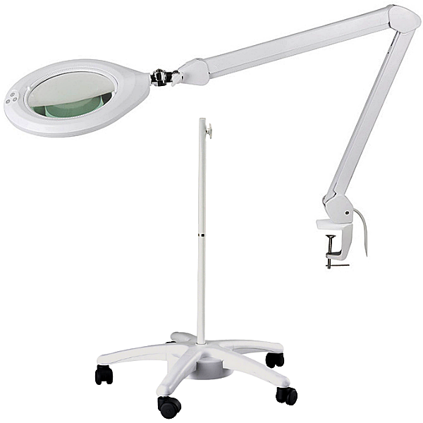 Luma LED Işıklı Masaüstü Ayaklı Büyüteç – Geniş Mercekli, Ayarlanabilir Işık