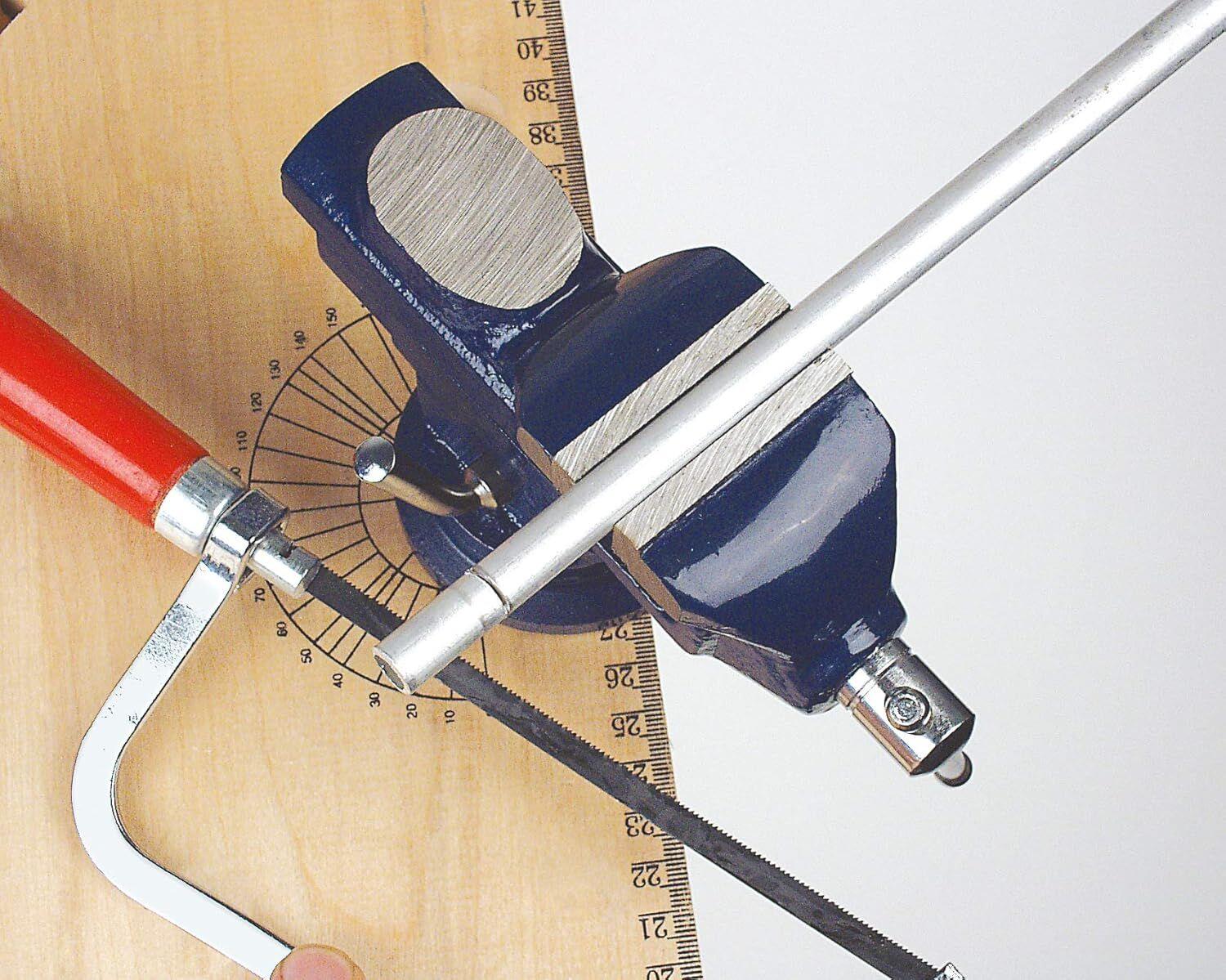 Mannesmann 713-050 Döner Tablalı Mini Masa Mengenesi 50 mm Kuyumcu Tipi Mengene