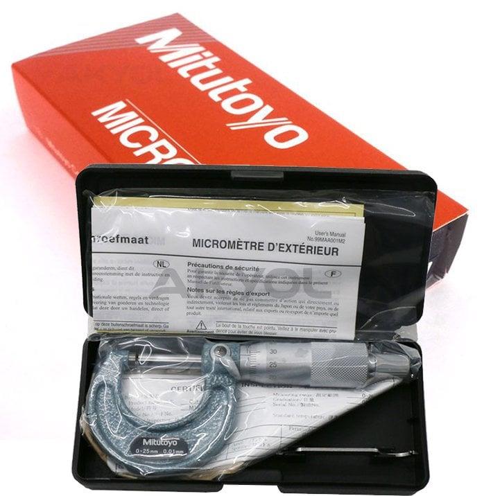 Mitutoyo 103-137 Mekanik Mikrometre 0-25 mm