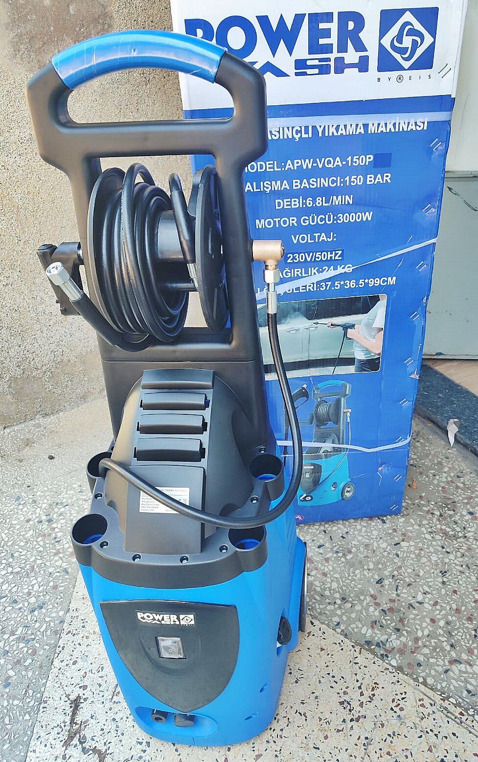 Power Wash APW-VQA-150PB Yüksek Basınçlı Yıkama Makinası  3000W /225 Bar