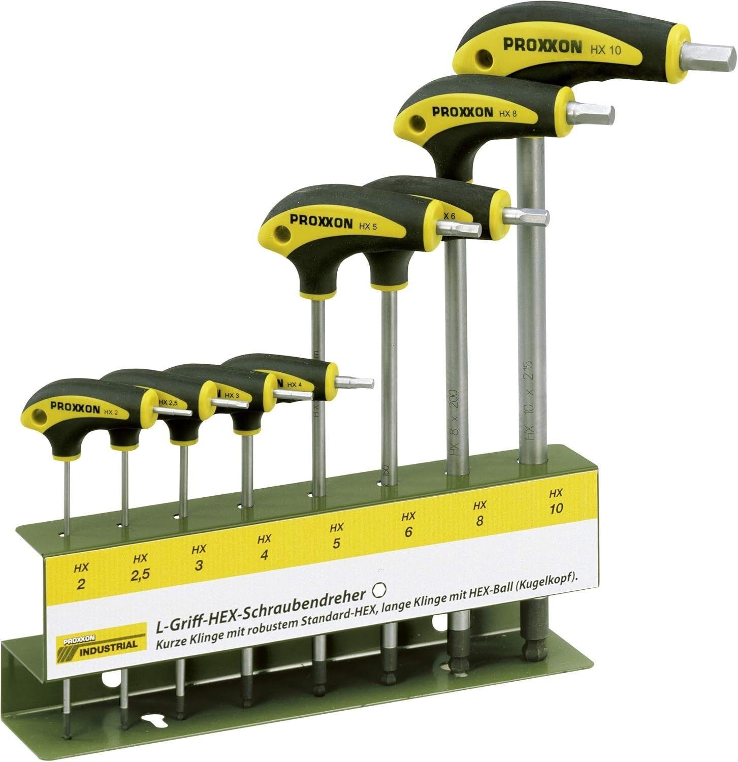 Proxxon 22650 T Saplı Altıgen Allen Anahtar Seti  8 Parça